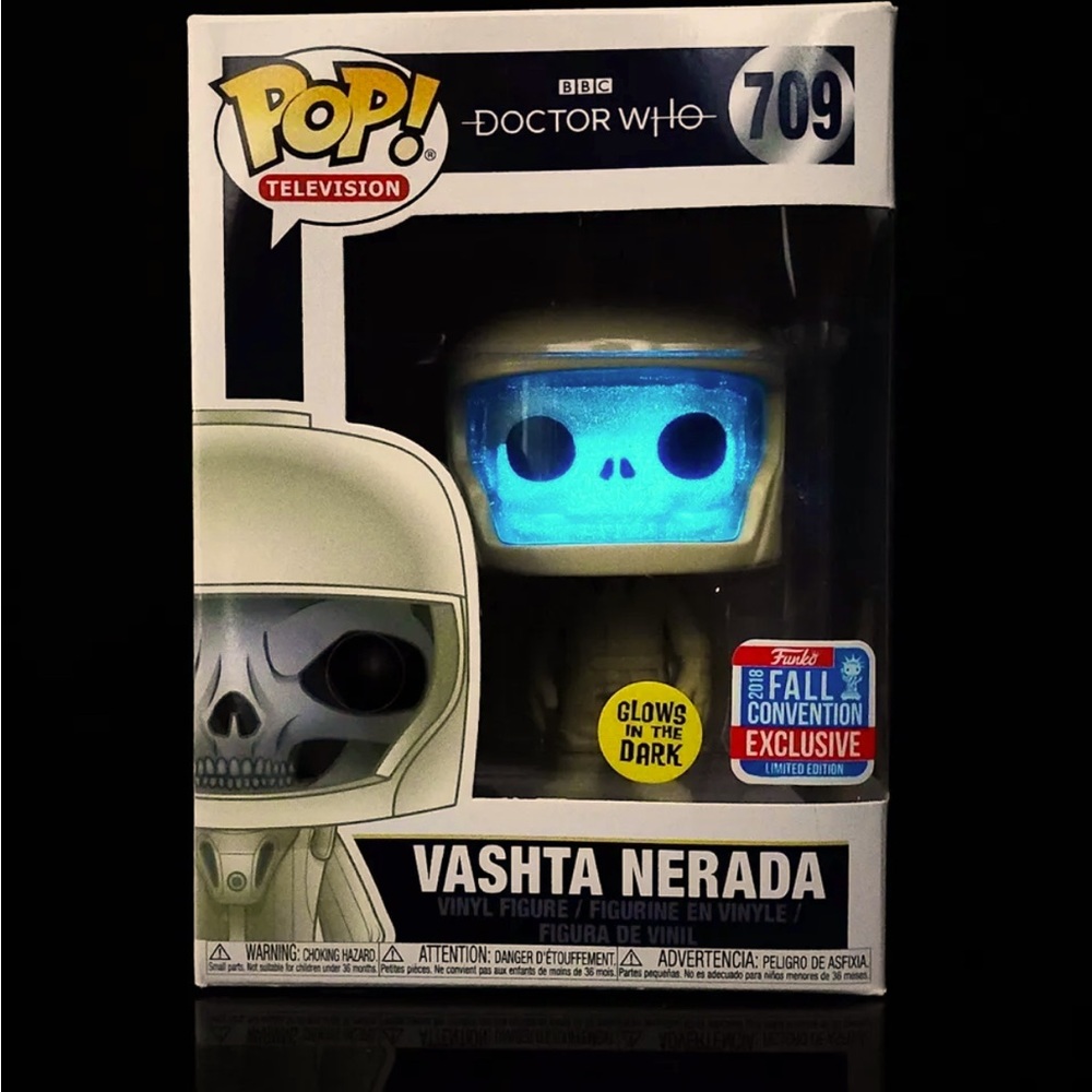 Funko Pop•Who Doctor• 2019• Limited Edition• Fall Convention •GITD•Mint•🚨